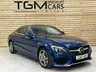 USED 2017 17 MERCEDES-BENZ C-CLASS 2.1 C250d AMG Line (Premium) Coupe 2dr Diesel G-Tronic+ 4MATIC Euro 6 (s/s) (204 ps) 2 KEYS, LOW MILEAGE