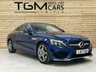 USED 2017 17 MERCEDES-BENZ C-CLASS 2.1 C250d AMG Line (Premium) Coupe 2dr Diesel G-Tronic+ 4MATIC Euro 6 (s/s) (204 ps) 2 KEYS, LOW MILEAGE