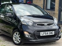 USED 2014 64 KIA PICANTO 1.25 2 Auto Euro 5 5dr REAR PARKING SENSORS-SAT NAV