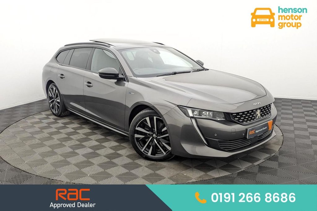 USED 2022 22 PEUGEOT 508 SW 1.6 11.8kWh GT Premium Estate 5dr Petrol Plug-in Hybrid e-EAT Euro 6 (s/s) (225 ps) Car Play, Sun Roof, Camera