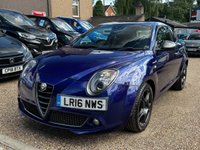 USED 2016 16 ALFA ROMEO MITO 875 TB TwinAir QV Line Hatchback 3dr Petrol Manual Euro 6 (s/s) (105 ps) Full Service History * Low Miles * 2 Owners