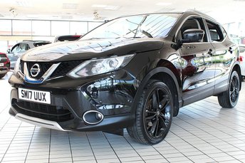 2017 NISSAN QASHQAI 1.5 dCi Black Edition SUV 5dr Diesel Manual 2WD Euro 6 (s/s) (110 ps) &pound;8490.00