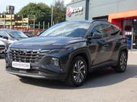 USED 2023 23 HYUNDAI TUCSON 1.6 T-GDi MHEV Premium 5d Petrol Hybrid DCT Euro 6 150 s/s 1 OWNER FROM NEW 3 SERVICES, SAT NAV, REAR PARKING CAMERA, APPLE CARPLAY / ANDROID AUTO, HEATED FRONT SEATS, HEATED STEERING WHEEL, ADAPTIVE CRUISE CONTROL, LANE FOLLOW ASSIST, LANE KEEP ASSIST, DAB RADIO, BLUETOOTH, 18 INCH ALLOY WHEELS, CLIMATE CONTROL, AUTO LIGHTS & WIPERS, POWER FOLDING MIRRORS, PARKING SENSORS FRONT & REAR