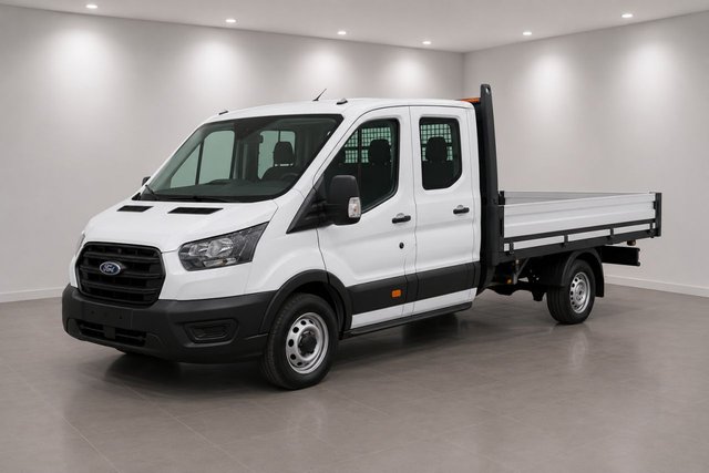 View our Ford Transit 2.0 350 EcoBlue Chassis Double Cab 4dr Diesel Manual RWD L3 H1 Euro 6 (DRW) (130 ps)