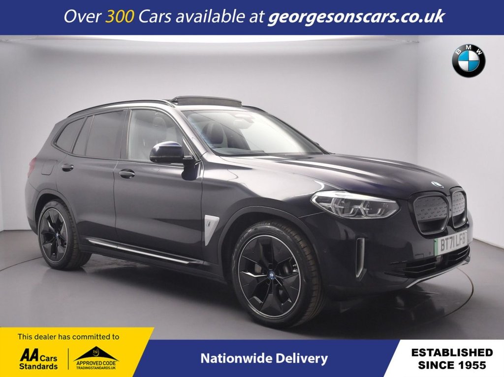 Black 2021 BMW iX3 SUV/Crossover Rear-wheel drive Automatic
