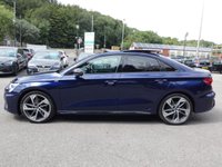 USED 2021 21 AUDI A3 Saloon 1.5 TFSI 35 Edition 1 4d S Tronic 150 S/S 1 OWNER, FULL SERVICE HISTORY, UPGRADE PANORAMIC SUNROOF, UPGRADE COMFORT & SOUND PACK INCLUDING BANG & OLUFSEN 3D SOUND SYSTEM REVERSING CAMERA PARK ASSIST FRONT & REAR PARKING SENSORS, HEATED FRONT SEATS, 19 INCH ALLOYS, SAT NAV, LEATHER ALCANTARA, WIRELESS APPLE CARPLAY / ANDROID AUTO, DAB, BLUETOOTH, PRIVACY GLASS, MATRIX LED LIGHTS WITH DAYTIME RUNNING LIGHTS, POWER FOLDING MIRRORS, LEATHER TIPTRONIC MULTIFUNCTION STEERING WHEEL, CRUISE CONTROL, RAIN & LIGHT SENSORS, LANE DEPARTURE WARNING
