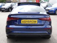 USED 2021 21 AUDI A3 Saloon 1.5 TFSI 35 Edition 1 4d S Tronic 150 S/S 1 OWNER, FULL SERVICE HISTORY, UPGRADE PANORAMIC SUNROOF, UPGRADE COMFORT & SOUND PACK INCLUDING BANG & OLUFSEN 3D SOUND SYSTEM REVERSING CAMERA PARK ASSIST FRONT & REAR PARKING SENSORS, HEATED FRONT SEATS, 19 INCH ALLOYS, SAT NAV, LEATHER ALCANTARA, WIRELESS APPLE CARPLAY / ANDROID AUTO, DAB, BLUETOOTH, PRIVACY GLASS, MATRIX LED LIGHTS WITH DAYTIME RUNNING LIGHTS, POWER FOLDING MIRRORS, LEATHER TIPTRONIC MULTIFUNCTION STEERING WHEEL, CRUISE CONTROL, RAIN & LIGHT SENSORS, LANE DEPARTURE WARNING