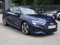USED 2021 21 AUDI A3 Saloon 1.5 TFSI 35 Edition 1 4d S Tronic 150 S/S 1 OWNER, FULL SERVICE HISTORY, UPGRADE PANORAMIC SUNROOF, UPGRADE COMFORT & SOUND PACK INCLUDING BANG & OLUFSEN 3D SOUND SYSTEM REVERSING CAMERA PARK ASSIST FRONT & REAR PARKING SENSORS, HEATED FRONT SEATS, 19 INCH ALLOYS, SAT NAV, LEATHER ALCANTARA, WIRELESS APPLE CARPLAY / ANDROID AUTO, DAB, BLUETOOTH, PRIVACY GLASS, MATRIX LED LIGHTS WITH DAYTIME RUNNING LIGHTS, POWER FOLDING MIRRORS, LEATHER TIPTRONIC MULTIFUNCTION STEERING WHEEL, CRUISE CONTROL, RAIN & LIGHT SENSORS, LANE DEPARTURE WARNING