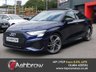 USED 2021 21 AUDI A3 Saloon 1.5 TFSI 35 Edition 1 4d S Tronic 150 S/S 1 OWNER, FULL SERVICE HISTORY, UPGRADE PANORAMIC SUNROOF, UPGRADE COMFORT & SOUND PACK INCLUDING BANG & OLUFSEN 3D SOUND SYSTEM REVERSING CAMERA PARK ASSIST FRONT & REAR PARKING SENSORS, HEATED FRONT SEATS, 19 INCH ALLOYS, SAT NAV, LEATHER ALCANTARA, WIRELESS APPLE CARPLAY / ANDROID AUTO, DAB, BLUETOOTH, PRIVACY GLASS, MATRIX LED LIGHTS WITH DAYTIME RUNNING LIGHTS, POWER FOLDING MIRRORS, LEATHER TIPTRONIC MULTIFUNCTION STEERING WHEEL, CRUISE CONTROL, RAIN & LIGHT SENSORS, LANE DEPARTURE WARNING