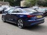 USED 2021 21 AUDI A3 Saloon 1.5 TFSI 35 Edition 1 4d S Tronic 150 S/S 1 OWNER, FULL SERVICE HISTORY, UPGRADE PANORAMIC SUNROOF, UPGRADE COMFORT & SOUND PACK INCLUDING BANG & OLUFSEN 3D SOUND SYSTEM REVERSING CAMERA PARK ASSIST FRONT & REAR PARKING SENSORS, HEATED FRONT SEATS, 19 INCH ALLOYS, SAT NAV, LEATHER ALCANTARA, WIRELESS APPLE CARPLAY / ANDROID AUTO, DAB, BLUETOOTH, PRIVACY GLASS, MATRIX LED LIGHTS WITH DAYTIME RUNNING LIGHTS, POWER FOLDING MIRRORS, LEATHER TIPTRONIC MULTIFUNCTION STEERING WHEEL, CRUISE CONTROL, RAIN & LIGHT SENSORS, LANE DEPARTURE WARNING