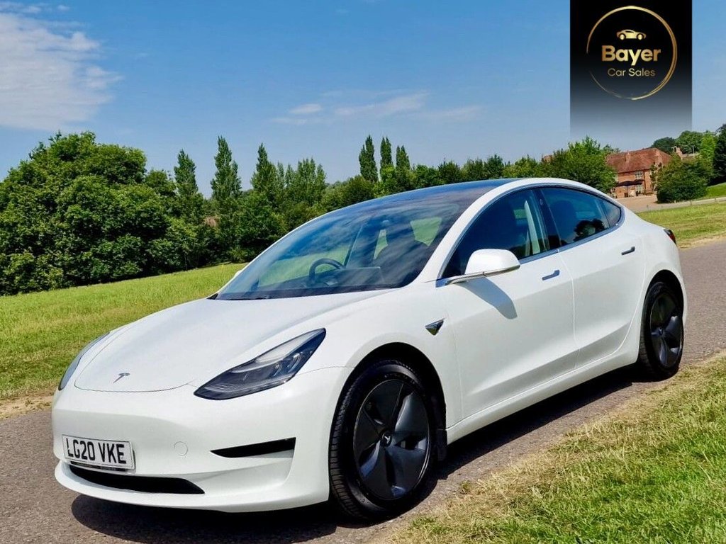 USED 2020 20 TESLA Model 3 Standard Range Plus Saloon 4dr Electric Auto RWD (241 bhp) FINANCE AVAILABLE