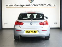 USED 2018 67 BMW 1 SERIES 1.5 116d SE Business Hatchback 5dr Diesel Manual Euro 6 (s/s) (116 ps) FULL SERVICE HISTORY + SATELLITE NAVIGATION + APPS CONTROL + ENHANCED BLUETOOTH PHONE PREPARATION WITH USB AUDIO INTERFACE AND VOICE CONTROL + DAB DIGITAL RADIO + CLIMATE CONTROL + AIR CONDITIONING + KEYLESS START + HILL HOLD START ASSIST + SELECTABLE DRIVING MODES + IN CAR ENTERTAINMENT WITH MEDIA DISPLAY + LEATHER MULTI FUNCTIONAL STEERING WHEEL + AUTOMATIC LED HEADLIGHTS + CRUISE CONTROL WITH BRAKE FUNCTION + PARKING SENSORS + LED DAY TIME RUNNING LIGHTS + AUTO DIMMING REAR VIEW MIRROR