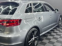 USED 2015 15 AUDI A3 1.6 TDI S line Sportback 5dr Diesel Manual Euro 6 (s/s) (110 ps) STUNNING DAYTONA GREY S LINE A3