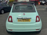 USED 2020 70 FIAT 500C 1.0 MHEV Lounge Convertible 2dr Petrol Manual Euro 6 (s/s) (70 bhp) CONVERTIBLE -- SAT NAV -- CAR PLAY -- SENSORS -- CRUISE