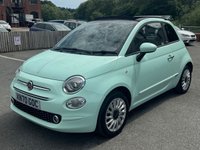 USED 2020 70 FIAT 500C 1.0 MHEV Lounge Convertible 2dr Petrol Manual Euro 6 (s/s) (70 bhp) CONVERTIBLE -- SAT NAV -- CAR PLAY -- SENSORS -- CRUISE
