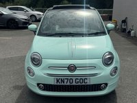 USED 2020 70 FIAT 500C 1.0 MHEV Lounge Convertible 2dr Petrol Manual Euro 6 (s/s) (70 bhp) CONVERTIBLE -- SAT NAV -- CAR PLAY -- SENSORS -- CRUISE