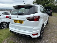USED 2022 22 FORD ECOSPORT 1.0T EcoBoost GPF ST-Line SUV 5dr Petrol Manual Euro 6 (s/s) (140 ps) *      ULEZ COMPLIANT   - MOT**AIR CON*ALLOY WHEELS**APPLE CAR PLAY-
