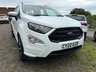 USED 2022 22 FORD ECOSPORT 1.0T EcoBoost GPF ST-Line SUV 5dr Petrol Manual Euro 6 (s/s) (140 ps) *      ULEZ COMPLIANT   - MOT**AIR CON*ALLOY WHEELS**APPLE CAR PLAY-