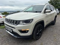 USED 2018 68 JEEP COMPASS 1.4T MultiAirII Limited SUV 5dr Petrol Manual Euro 6 (s/s) (140 ps) 