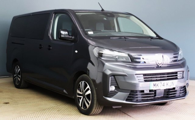 View our Peugeot E-Traveller 75kWh Allure Long MPV 5dr Electric Auto LWB (8 Seat, 11kW Charger) (136 ps).*75 kWh LONGER RANGE BATTERY*LWB XL*OVER 70 MINIBUSES IN STOCK*