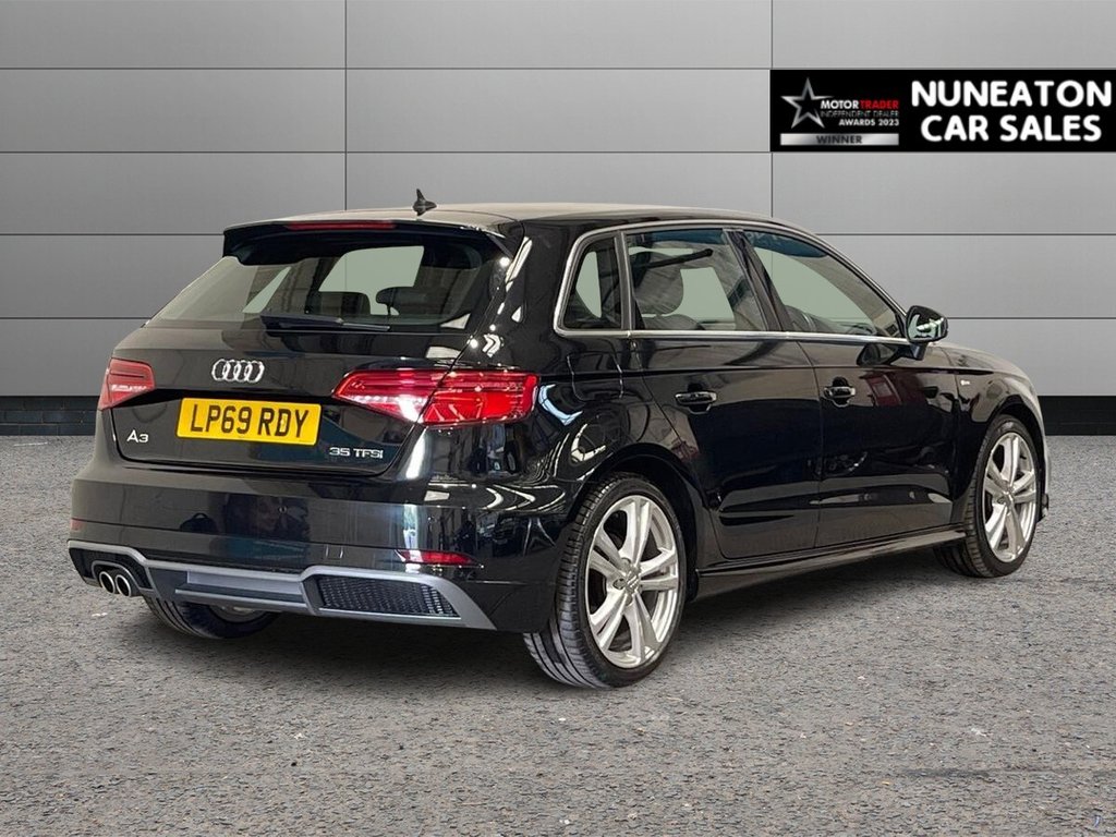 USED 2020 69 AUDI A3 1.5 TFSI CoD 35 S line Sportback 5dr Petrol S Tronic Euro 6 (s/s) (150 ps) Great Service History