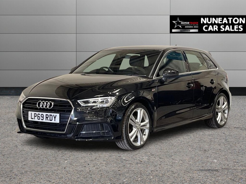 USED 2020 69 AUDI A3 1.5 TFSI CoD 35 S line Sportback 5dr Petrol S Tronic Euro 6 (s/s) (150 ps) Great Service History