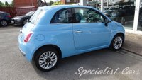 USED 2014 64 FIAT 500 1.2 Lounge Hatchback 3dr Petrol Manual Euro 6 (s/s) (69 bhp) 
