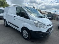 USED 2017 67 FORD TRANSIT CUSTOM 2.0 TDCi 310 Panel Van 5dr Diesel Manual L1 H1 (104 bhp) EX NATIONAL RAIL JUST 37K FSH !!!!! 1 OWNER FRESH MOT + SERVICE !!!