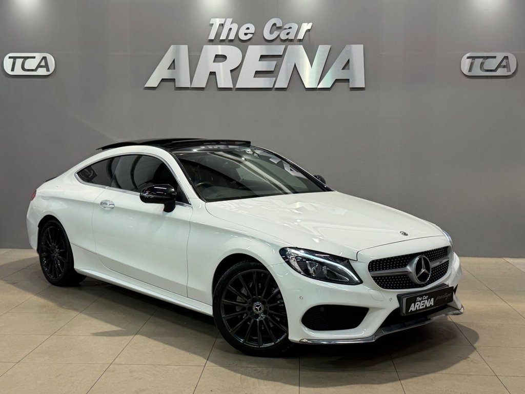 USED 2017 67 MERCEDES-BENZ C-CLASS 2.0 C200 AMG Line (Premium) Coupe 2dr Petrol G-Tronic+ Euro 6 (s/s) (184 ps) 
