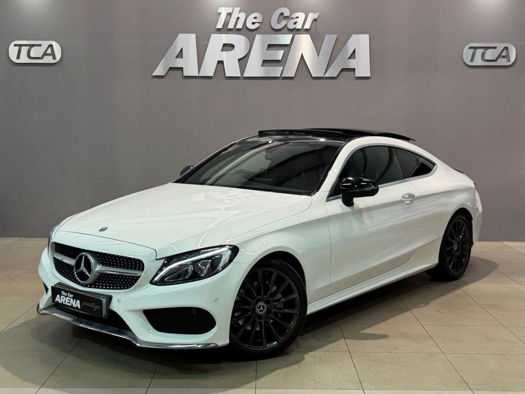 USED 2017 67 MERCEDES-BENZ C-CLASS 2.0 C200 AMG Line (Premium) Coupe 2dr Petrol G-Tronic+ Euro 6 (s/s) (184 ps) 
