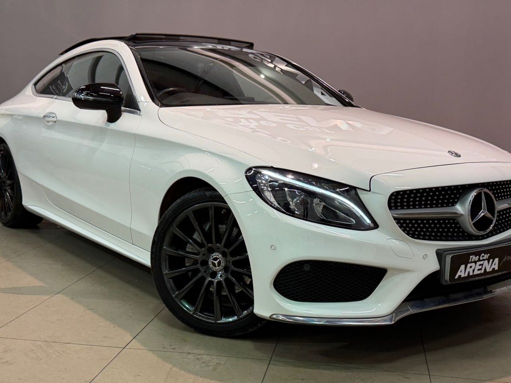 USED 2017 67 MERCEDES-BENZ C-CLASS 2.0 C200 AMG Line (Premium) Coupe 2dr Petrol G-Tronic+ Euro 6 (s/s) (184 ps) 