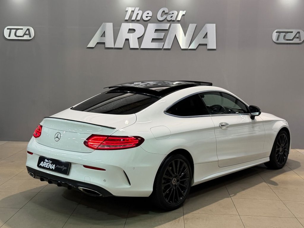 USED 2017 67 MERCEDES-BENZ C-CLASS 2.0 C200 AMG Line (Premium) Coupe 2dr Petrol G-Tronic+ Euro 6 (s/s) (184 ps) 