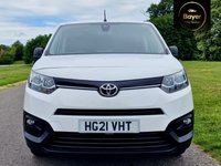 USED 2021 21 TOYOTA PROACE CITY 1.5 BlueHDi Icon Short Panel Van 5dr Diesel Manual SWB Euro 6 (75 bhp) FINANACE AVAILABLE