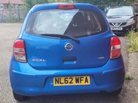 USED 2012 62 NISSAN MICRA 1.2 12V Visia Hatchback 5dr Petrol Manual Euro 5 (80 ps) 