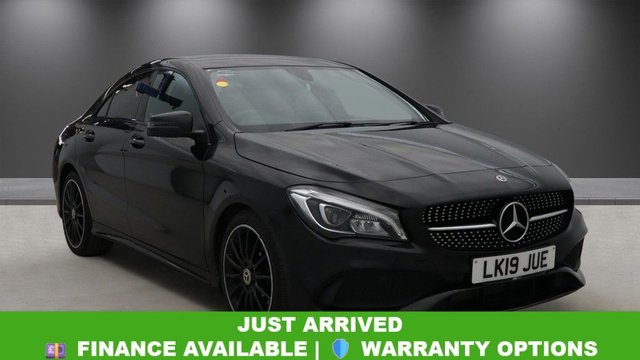 2019 19 MERCEDES-BENZ CLA 1.6 CLA200 AMG Line Night Edition Coupe 4dr Petrol Manual Euro 6 (s/s) (156 ps) Bluetooth | Climate Control