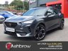 USED 2023 23 CUPRA FORMENTOR 1.4 eHybrid 12.8kWh V2 5d Petrol Plug-in Hybrid DSG 204 S/S PANORAMIC SUNROOF, FULL SEAT SERVICE HISTORY, 1 OWNER, SAT NAV, BLACK LEATHER, HEATED SEATS, DIGITAL COCKPIT, WIRELESS FULL LINK FOR APPLE CARPLAY / ANDROID AUTO, WIRELESS PHONE CHARGER, DAB RADIO, BLUETOOTH, FRONT / REAR PARKING & SIDE SENSORS, REAR VIEW CAMERA, ADAPTIVE CRUISE CONTROL & SPEED LIMITER, LANE ASSIST, FRONT ASSIST, LED INTERIOR AMBIENT BACKGROUND LIGHTING, DSG AUTOMATIC GEARBOX, 19 INCH ALLOYS, KEYLESS, CLIMATE CONTROL, POWER FOLDING MIRRORS, HEATED STEERING WHEEL, AUTO LIGHTS