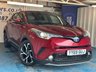 USED 2019 69 TOYOTA C-HR 1.8 VVT-h Design SUV 5dr Petrol Hybrid CVT Euro 6 (s/s) (122 ps)+2 KEYS+FSH 6 STAMPS+NAV+MEDIA+PARK CONTROL WITH CAMERA+18