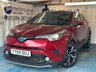 USED 2019 69 TOYOTA C-HR 1.8 VVT-h Design SUV 5dr Petrol Hybrid CVT Euro 6 (s/s) (122 ps)+2 KEYS+FSH 6 STAMPS+NAV+MEDIA+PARK CONTROL WITH CAMERA+18