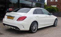 PRE-OWNED 2016 16 MERCEDES-BENZ C CLASS 2.1 C220d AMG Line (Premium Plus) Saloon 4dr Diesel 7G-Tronic+ Euro 6 (s/s) (170 ps) Damond White Metallic (&pound;895 option), Full Red Leather (&pound;795 option), 19" Amg Multi Spoke Alloys (&pound;595 option), Panoramic Glass Sliding Sunroof, Rear View Camera, Burmester Sound SystemActive Park Assist, Electric Adjustable Seats With Memory, Cruise Control, Electric Folding Mirrors, Satellite Navigation, DAB Radio, Air Conditioning, Ambient Lighting, Dynamic LED Headlights, AMG Styling, Auto Dim Mirrors, Bluetooth, Heated Seats, Memory Package, Rain Sensor, Keys Go, 2 Former Keepers, 2 Keys and