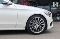 PRE-OWNED 2016 16 MERCEDES-BENZ C CLASS 2.1 C220d AMG Line (Premium Plus) Saloon 4dr Diesel 7G-Tronic+ Euro 6 (s/s) (170 ps) Damond White Metallic (&pound;895 option), Full Red Leather (&pound;795 option), 19" Amg Multi Spoke Alloys (&pound;595 option), Panoramic Glass Sliding Sunroof, Rear View Camera, Burmester Sound SystemActive Park Assist, Electric Adjustable Seats With Memory, Cruise Control, Electric Folding Mirrors, Satellite Navigation, DAB Radio, Air Conditioning, Ambient Lighting, Dynamic LED Headlights, AMG Styling, Auto Dim Mirrors, Bluetooth, Heated Seats, Memory Package, Rain Sensor, Keys Go, 2 Former Keepers, 2 Keys and