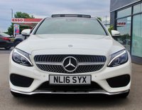 PRE-OWNED 2016 16 MERCEDES-BENZ C CLASS 2.1 C220d AMG Line (Premium Plus) Saloon 4dr Diesel 7G-Tronic+ Euro 6 (s/s) (170 ps) Damond White Metallic (&pound;895 option), Full Red Leather (&pound;795 option), 19" Amg Multi Spoke Alloys (&pound;595 option), Panoramic Glass Sliding Sunroof, Rear View Camera, Burmester Sound SystemActive Park Assist, Electric Adjustable Seats With Memory, Cruise Control, Electric Folding Mirrors, Satellite Navigation, DAB Radio, Air Conditioning, Ambient Lighting, Dynamic LED Headlights, AMG Styling, Auto Dim Mirrors, Bluetooth, Heated Seats, Memory Package, Rain Sensor, Keys Go, 2 Former Keepers, 2 Keys and