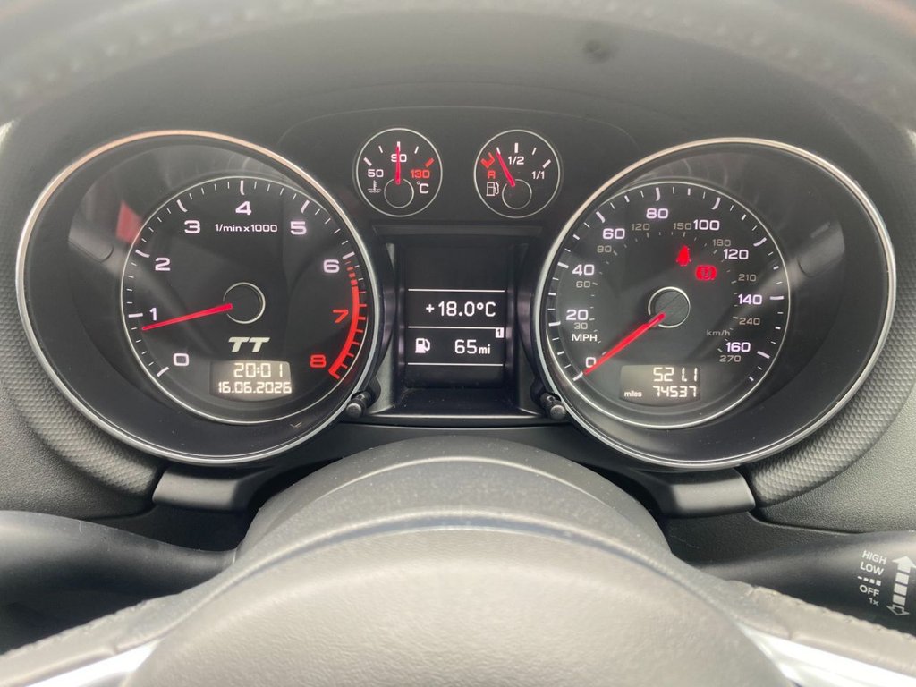 USED 2008 58 AUDI TT 2.0 TFSI Coupe 3dr Petrol Manual Euro 4 (200 ps) HEATED SEATS SAT NAV