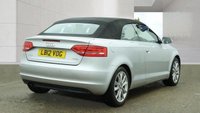 USED 2012 12 AUDI A3 CABRIOLET 2.0 TFSI Sport Convertible 2dr Petrol S Tronic Euro 5 (200 ps) VERY LOW MILEAGE PETROL AUTO