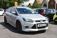 USED 2014 14 FORD FOCUS 1.6T EcoBoost Zetec S Hatchback 5dr Petrol Manual Euro 5 (s/s) (182 ps) CAMBELT DONE @ 52K