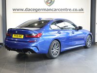 USED 2019 19 BMW 3 SERIES 2.0 320i M Sport Saloon 4dr Petrol Auto Euro 6 (s/s) (184 ps) NICE LOOKING BMW 3 SERIES IN SUPER CONDITION INSIDE AND OUT - COMES WITH A FULL BMW MAIN DEALER SERVICE HISTORY + VIRTUAL COCKPIT DIGITAL DASH DISPLAY + PROFESSIONAL SATELLITE NAVIGATION + REAR VIEW CAMERA + APPLE CARPLAY / APPS CONTROL + CRUISE CONTROL + AUTOMATIC LED HEADLIGHTS + BLUETOOTH MEDIA STREAMING + FRONT AND REAR PARKING SENSORS + LANE ASSIST + LEATHER STEERING WHEEL + THREE ZONE CLIMATE CONTROL + AIR CONDITIONING + ELECTRIC WINDOWS + ELECTRIC HEATED POWER FOLDING DOOR MIRRORS