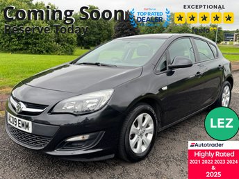 2015 VAUXHALL ASTRA 1.4i Design Hatchback 5dr Petrol Manual Euro 6 (100 ps) &pound;3295.00