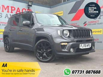 2020 JEEP RENEGADE 1.0 GSE T3 Night Eagle SUV 5dr Petrol Manual Euro 6 (s/s) (120 ps) &pound;11995.00