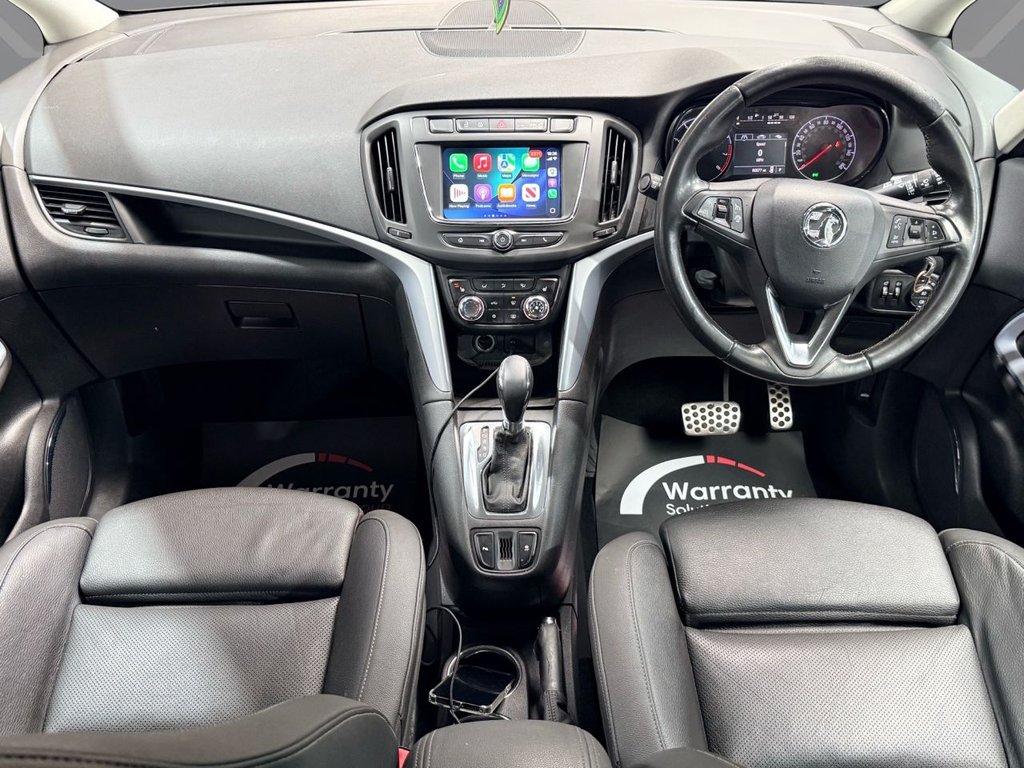 USED 2017 67 VAUXHALL ZAFIRA TOURER 1.4i Turbo SRi Nav MPV 5dr Petrol Auto Euro 6 (140 ps) SAT NAV+APPLE CARPLAY+FULL LEATHER