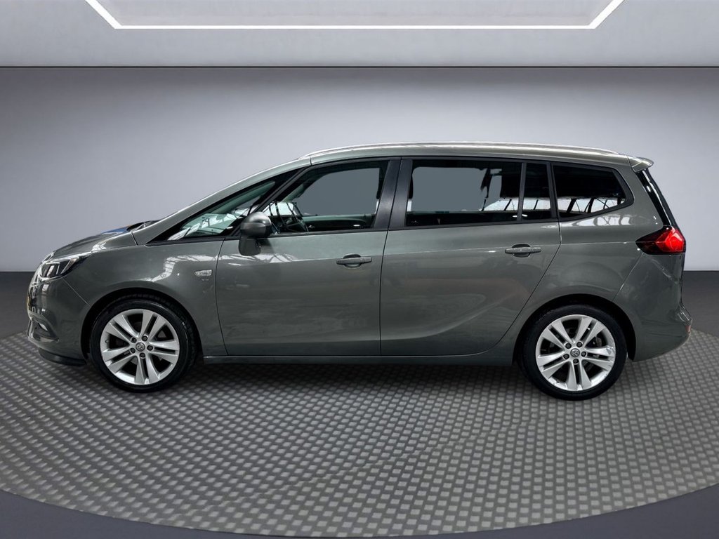 USED 2017 67 VAUXHALL ZAFIRA TOURER 1.4i Turbo SRi Nav MPV 5dr Petrol Auto Euro 6 (140 ps) SAT NAV+APPLE CARPLAY+FULL LEATHER