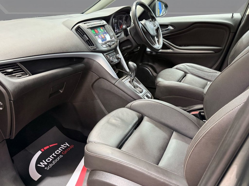 USED 2017 67 VAUXHALL ZAFIRA TOURER 1.4i Turbo SRi Nav MPV 5dr Petrol Auto Euro 6 (140 ps) SAT NAV+APPLE CARPLAY+FULL LEATHER